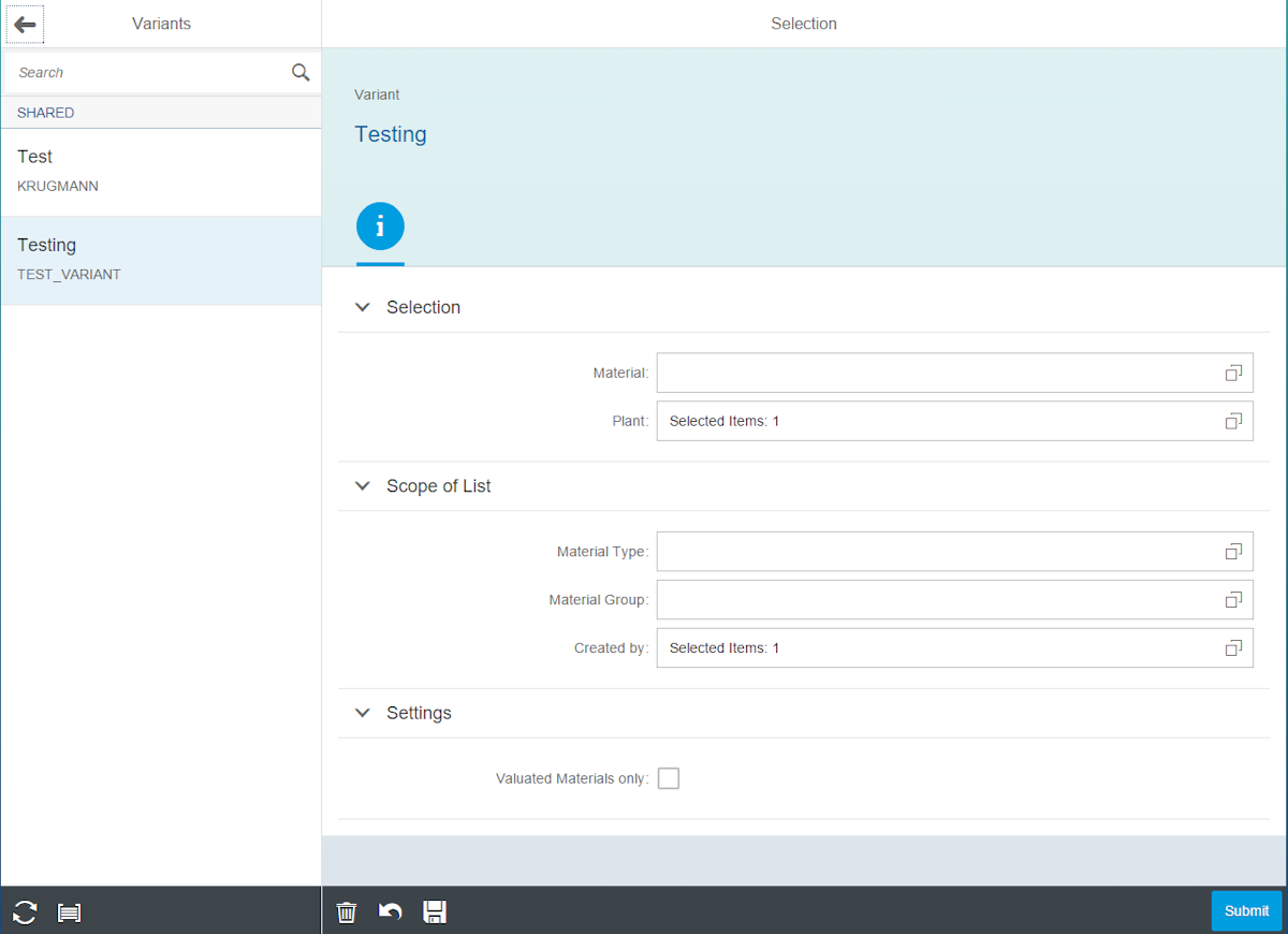 Material Master List Mm60 Neptune Software Community